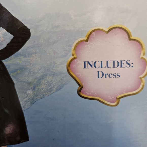 Ursula Child Costume Halloween S(6/6X) Disney The Little Mermaid 6+ BRAND NEW - Picture 8 of 11